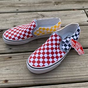 NWT Multi-Coloured Vans